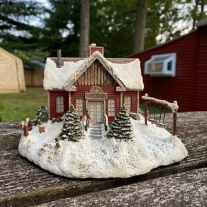 Hawthorne Village Winter Memories “Little Red School House” Terry Redlin